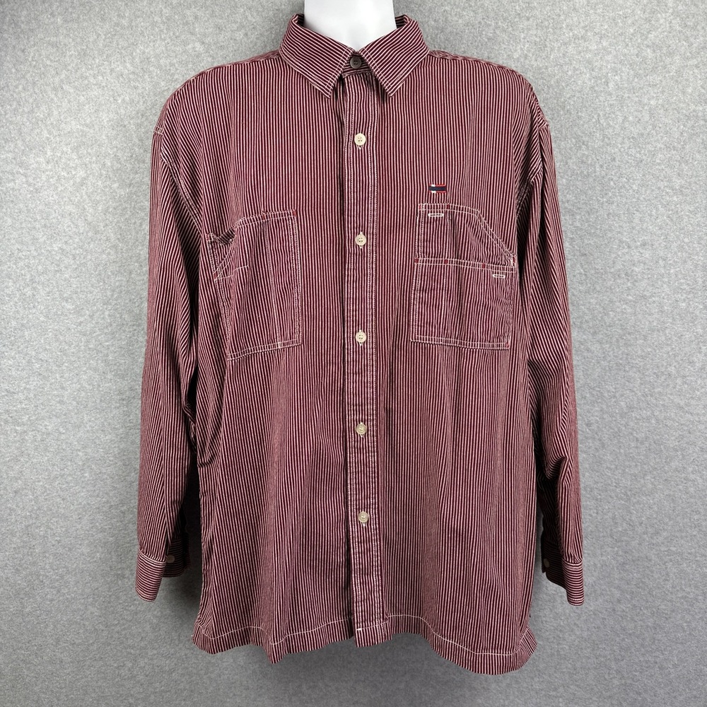 Bugle Boy 77 Long Sleeve Button Down Shirt Size‎ Large